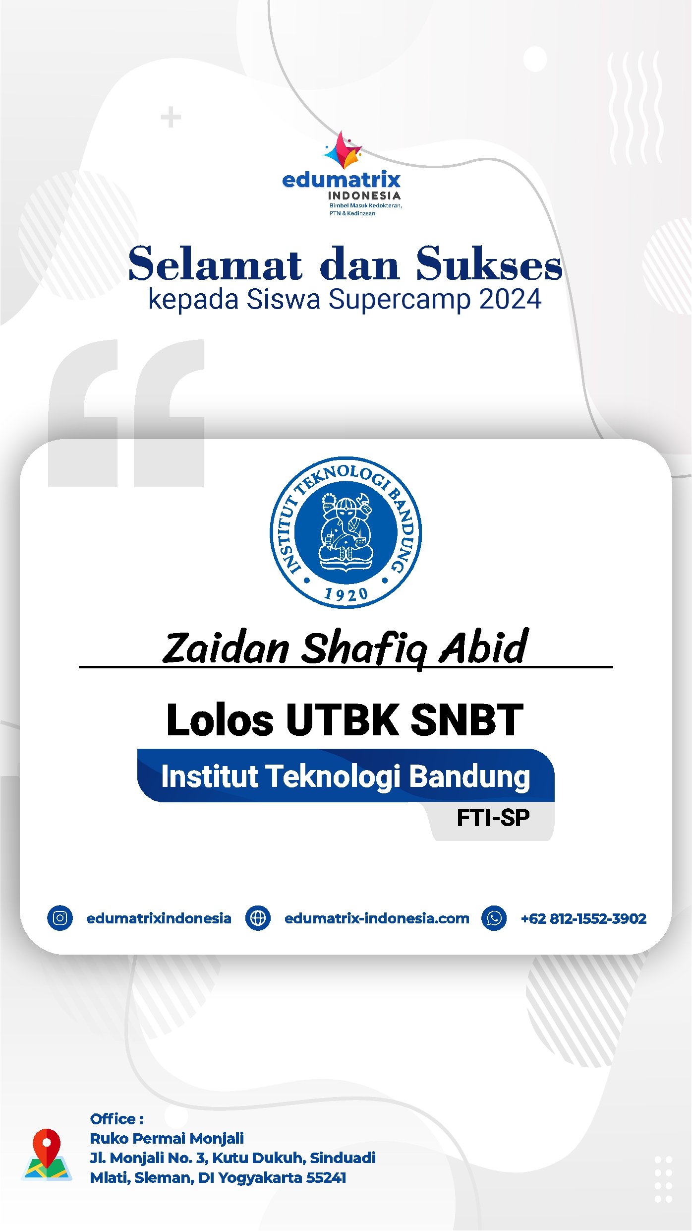 Zaidan Shafiq Abid potrait Zaidan Shafiq Abid potrait